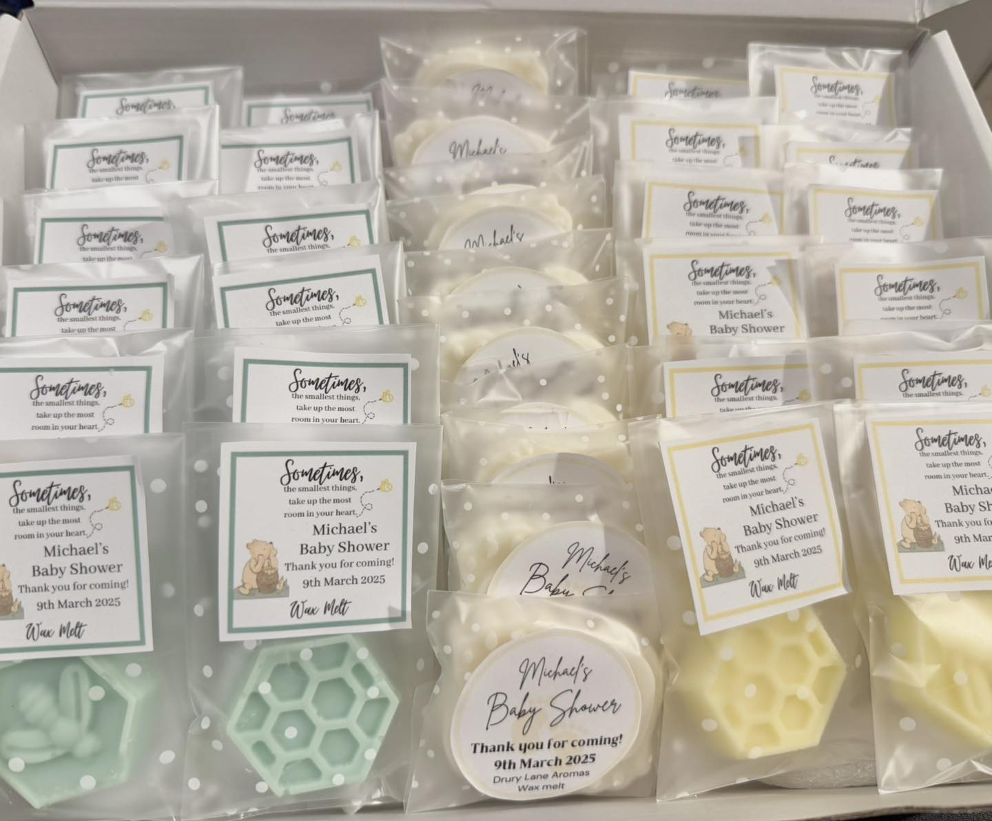 Wax Melt Baby Shower Favours - Personalised