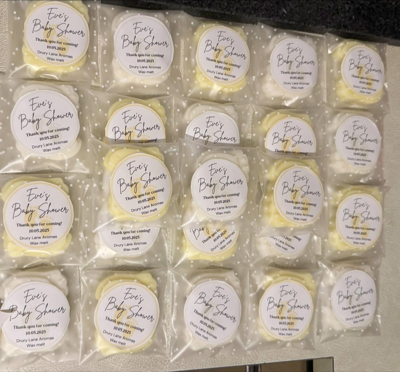 Wax Melt Baby Shower Favours - Personalised