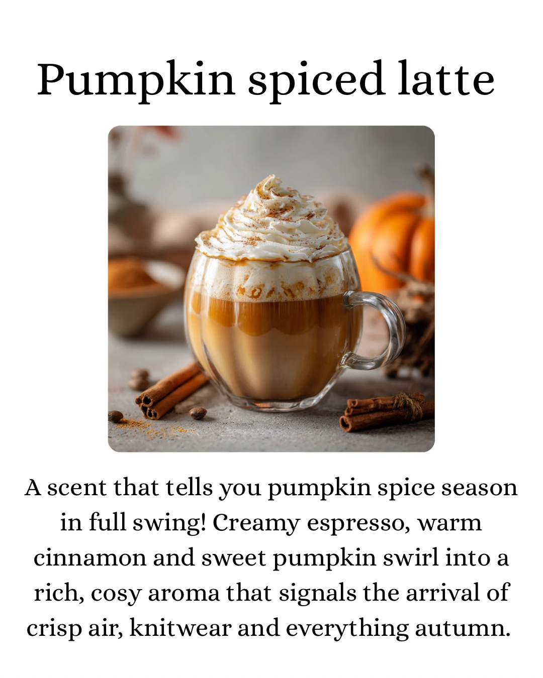Pumpkin spiced latte wax melts