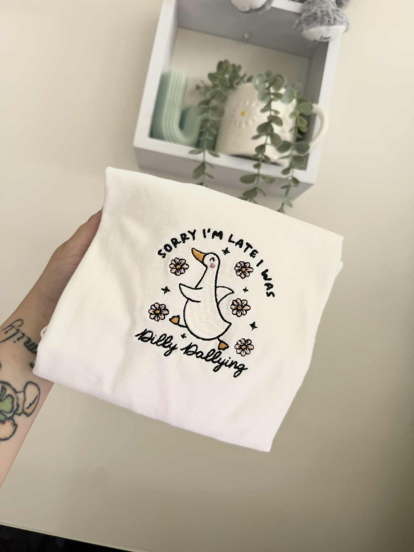 Sorry im late! Tee