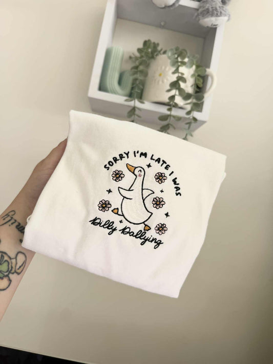 Sorry im late! Tee