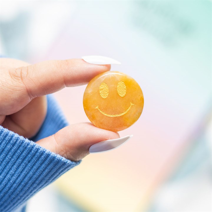 Be Brave Happy Face Crystal